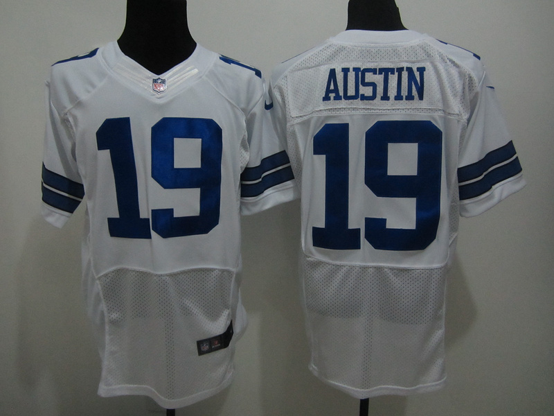 Dallas Cowboys 19 Austin White Nike Elite Jersey